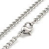 Non-Tarnish 304 Stainless Steel Pendant Necklaces NJEW-L118-02P-06-3