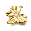 Plastic Pearl Pendants STAS-Q360-03H-G-2