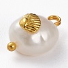 Natural Keshi Pearl Pendants X-PALLOY-JF00594-04-2