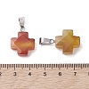 Natural Red Agate Pendants G-K359-02P-06-3