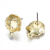 Rack Plating Alloy Stud Earring Findings PALLOY-N155-60-NR-2