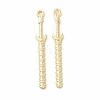 Rack Plating Alloy Big Pendants LS-PALLOY-E025-13G-1