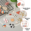 DIY Sports Themed Pendants Jewelry Making Finding Kits DIY-PJ0001-35-15