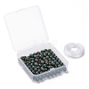 100Pcs 8mm Natural Indian Bloodstone Beads DIY-LS0002-23-7