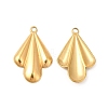 Ion Plating(IP) 304 Stainless Steel Pendants X-STAS-L268-003G-2