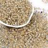 Transparent Inside Colours Glass Seed Beads X1-SEED-A032-04V-1