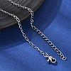 2MM Women's 304 Stainless Steel Twisted Chain Necklaces NJEW-A067-02P-2