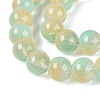 Acrylic Imitation Cat Eye Beads Strands OACR-Q197-01C-10-3