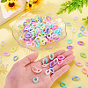 700Pcs Opaque Acrylic Linking Rings MACR-TA0002-86-6