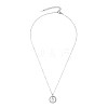 925 Sterling Silver Pendant Necklaces NJEW-BB34125-3