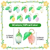 90Pcs 9 Colors Acrylic Charms PALLOY-YW00152-3