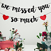2 Sets 2 Colors Glitter Paper Flags AJEW-CP0005-85-5