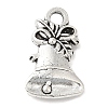 Tibetan Style Alloy Small Bell Pendants TIBEP-R343-02AS-LF-1