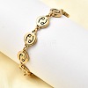 12 Constellations 304 Stainless Steel Link Chain Bracelets BJEW-I239-01G-05-1