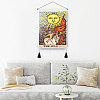 Tarot Pattern Polycotton Wall Hanging Tapestry WICR-PW0001-29C-1