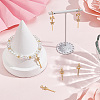 6Pcs Rack Plating Brass Micro Pave Clear Cubic Zirconia Pendants KK-SC0007-88-4