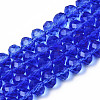 Glass Beads Strands EGLA-A034-T8mm-D31-4