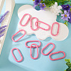 10Pcs Alloy Spring Gate Rings FIND-TA0009-25L-4