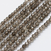 Natural Smoky Quartz Beads Strands G-D840-09-4mm-1