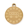 304 Stainless Steel Pendants SA-CBAE30B-03B-G-1