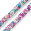 Baking Paint Synthetic Turquoise Beads Strands G-H060-02A-03-1