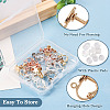  16Pcs 8 Style Star & Heart Brass Clip-on Earring Findings KK-TA0001-26-13