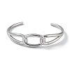304 Stainless Steel Cuff Bangles for Women LS-BJEW-Z078-16P-2