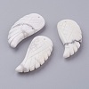 Natural Howlite Pendants G-E435-F-15-1