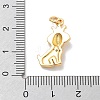 Brass Micro Pave Cubic Zirconia Pendants KK-M305-23G-3