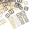 120Pcs 12 Styles Alloy Tri-Glide Adjuster Buckles FIND-CY0001-82-1