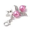 12Pcs 12 Colors Angel Acylic Imitation Pearl Pendant Decoration HJEW-JM02616-5