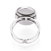 Adjustable 304 Stainless Steel Ring Components STAS-T066-74P-3