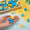 52Pcs 2 Bags 2 Colors Acrylic European Beads OACR-TA0004-45A-7