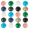 20Pcs Natural & Synthetic Mixed Gemstone Cabochons G-TA0002-76B-1