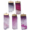 Natural Agate Pendants G-Q998-039A-1