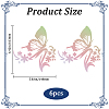 PVC Butterfly Car Decals ST-WH0005-02C-2