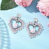 Alloy Glass Stud Earrings EJEW-MZ00372-02-1