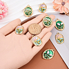 8Pcs 4 Styles Rack Plating Alloy Enamel Pendants ENAM-YW0004-61-5
