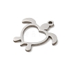 Non-Tarnish 201 Stainless Steel Pendants STAS-E206-04P-03-2