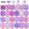 Opaque Acrylic Beads SACR-TA0001-45B-5