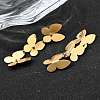Butterfly 304 Stainless Steel Dangle Stud Earrings for Women EJEW-M102-01G-2