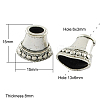 Tibetan Style Bead Cones TIBEB-A124175-AS-FF-1