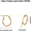 Unicraftale 304 Stainless Steel Hoop Earrings EJEW-UN0001-04-3