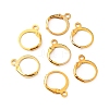 Brass Leverback Earring Findings FIND-WH0125-13G-1