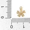 Brass Micro Pave Cubic Zirconia Pendants KK-S339-06G-3