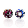Electroplate Glass Beads EGLA-T009-34-2