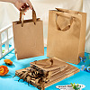 15Pcs 3 Styles Rectangle Kraft Paper Bags with Handle AJEW-TA0001-92-9