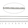 304 Stainless Steel Boston Link Chains CHS-G050-08P-2