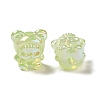 UV Plating Rainbow Iridescent Acrylic Beads LS-PACR-M002-01B-2