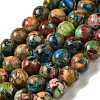 Dyed Natural Imperial Jasper Beads Strands G-Q161-A02-03-1